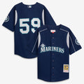 Seattle Mariners Felix Hernandez Mitchell & Ness Preschool Cooperstown Batting Practice Jersey - Navy