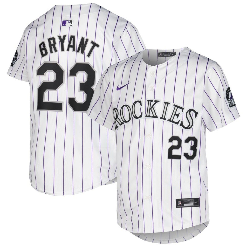 Colorado Rockies Kris Bryant Nike Youth Alternate Limited Player Jersey - Purple