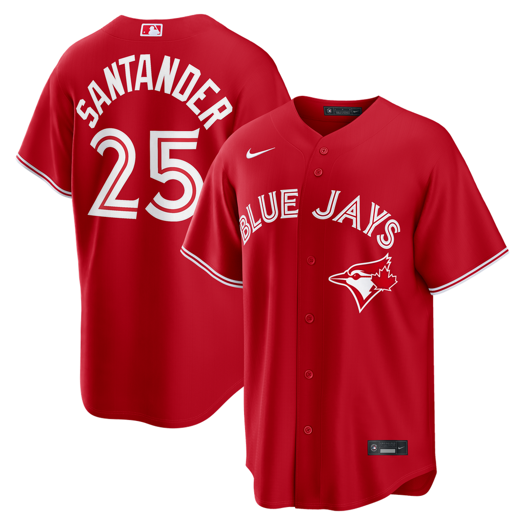 Toronto Blue Jays Anthony Santander Nike Road Replica Jersey - Gray