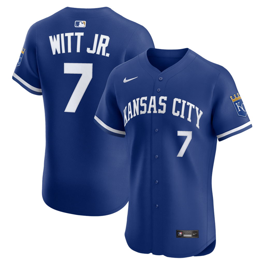 Kansas City Royals Bobby Witt Jr. Nike Home ElitePlayer Jersey - White