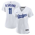 Los Angeles Dodgers Rōki Sasaki Nike Women's Replica Jersey - White