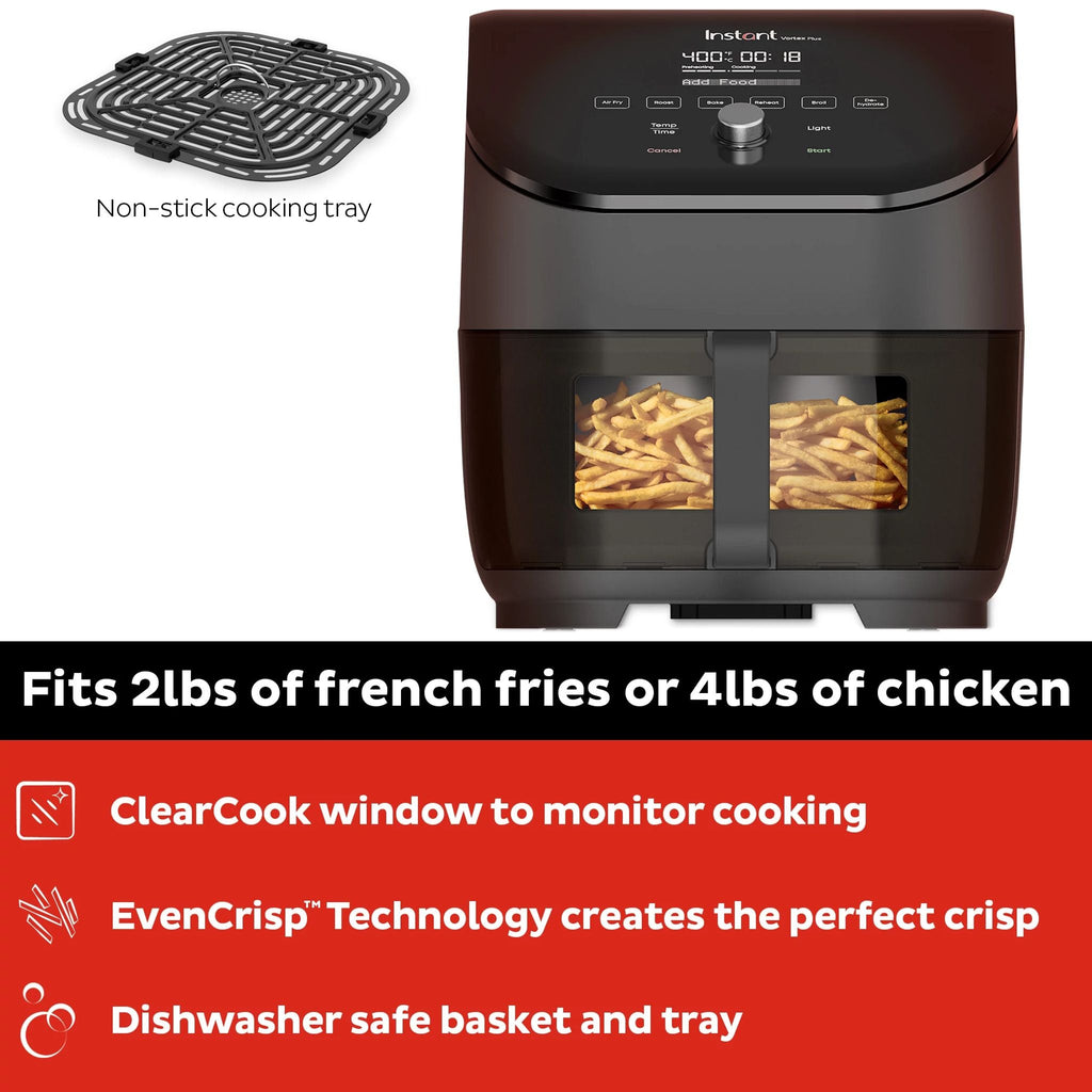 Instant Pot® VORTEX® Plus 6QT ClearCook Air Fryer