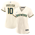 Milwaukee Brewers Sal Frelick Nike Women's Home Replica Jersey - Cream
