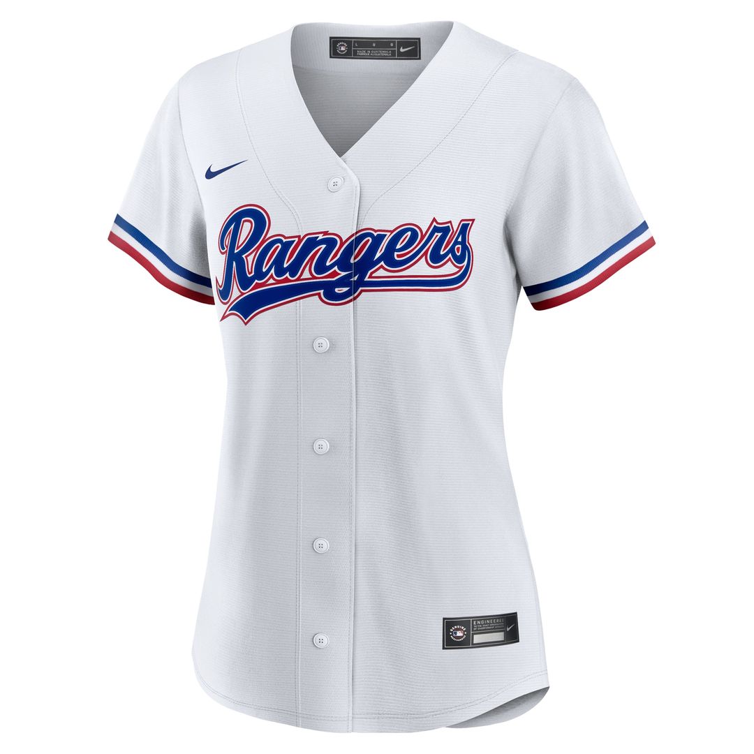 Texas Rangers Jake Burger Nike Women's Home Replica Jersey - White