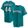 Seattle Mariners Julio Rodríguez Nike Alternate Stadium 50th Season Patch Jersey - Teal