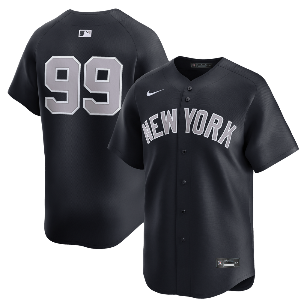 New York Yankees Aaron Judge Nike Road Limited Player Jersey - Gray